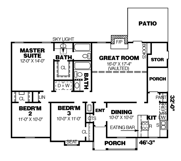 main floor house blueprint