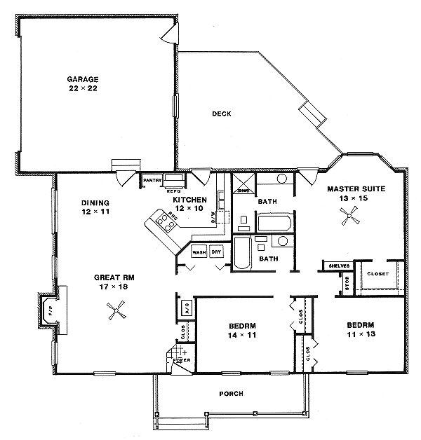 main floor house blueprint