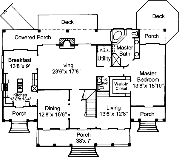 main floor house blueprint