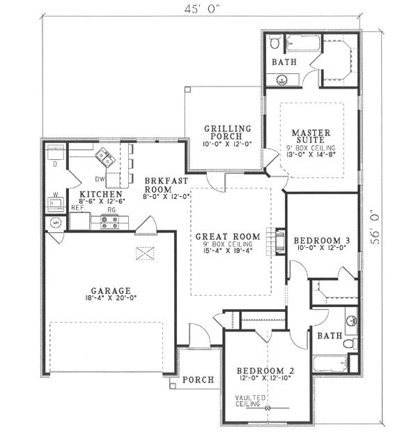 main floor house blueprint