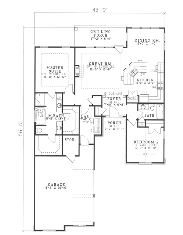 main floor house blueprint