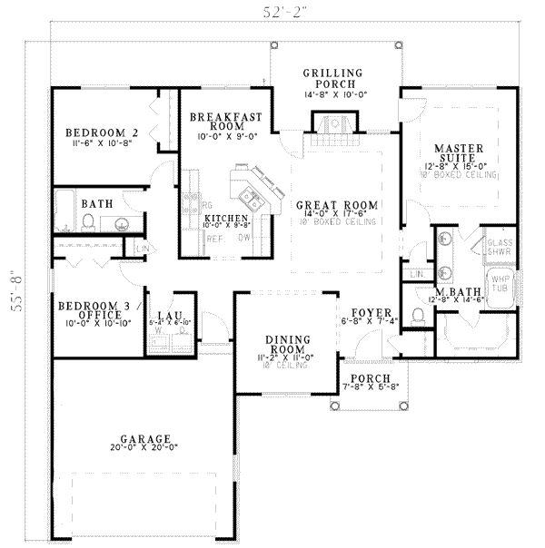 main floor house blueprint
