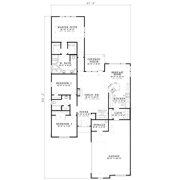main floor house blueprint