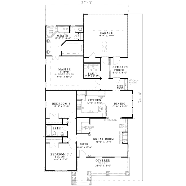 main floor house blueprint