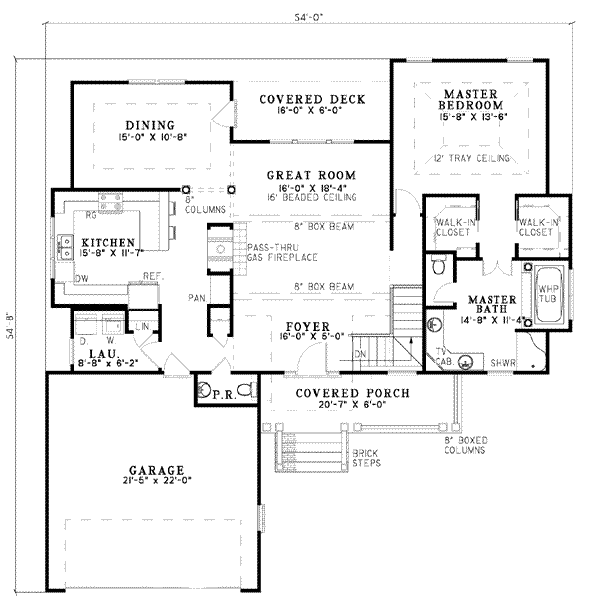 main floor house blueprint