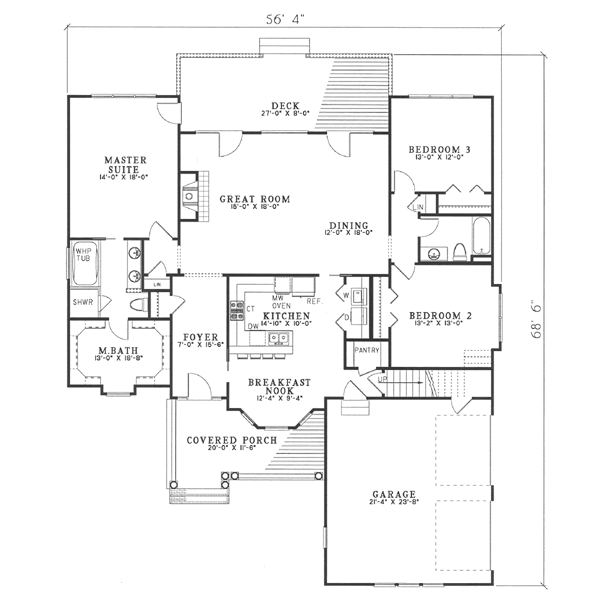 main floor house blueprint