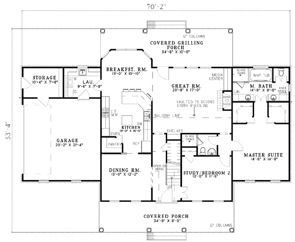 main floor house blueprint