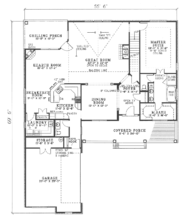 main floor house blueprint