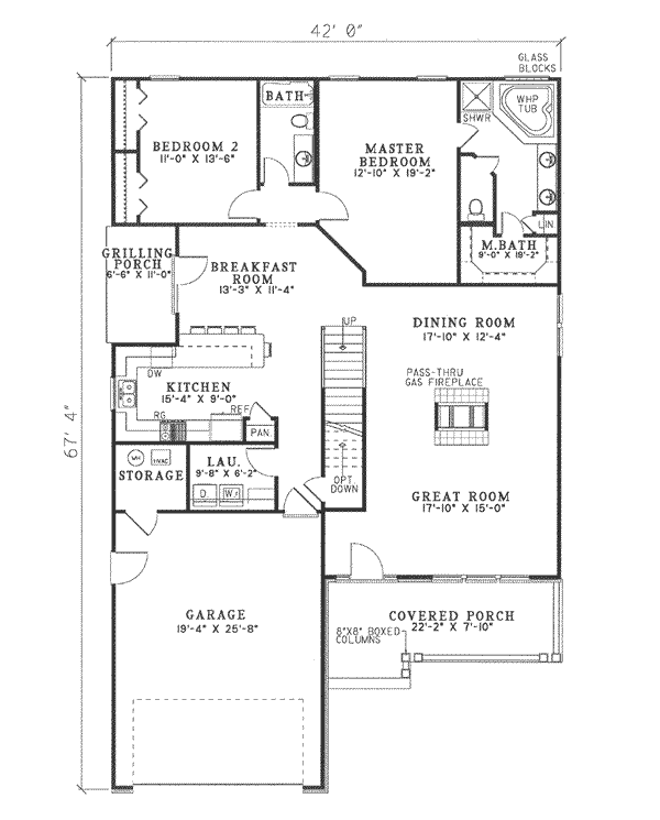 main floor house blueprint