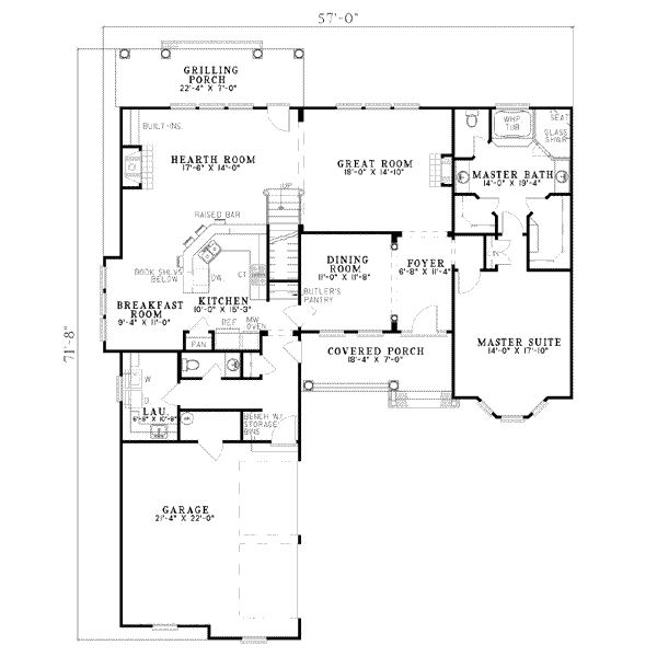 main floor house blueprint