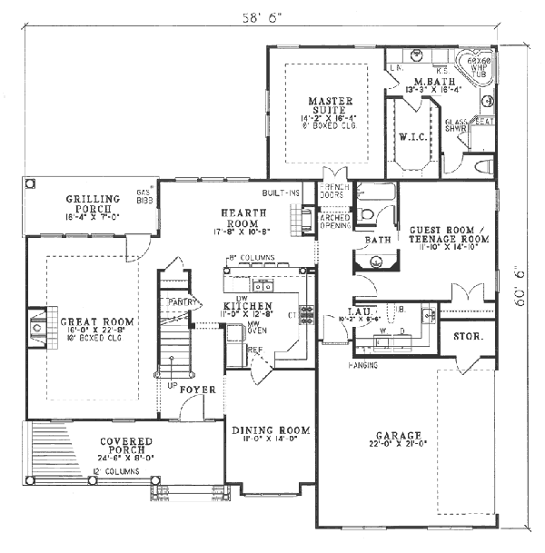 main floor house blueprint