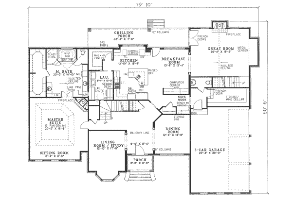 main floor house blueprint