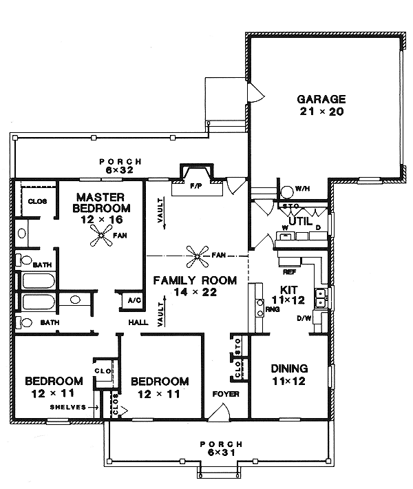 main floor house blueprint