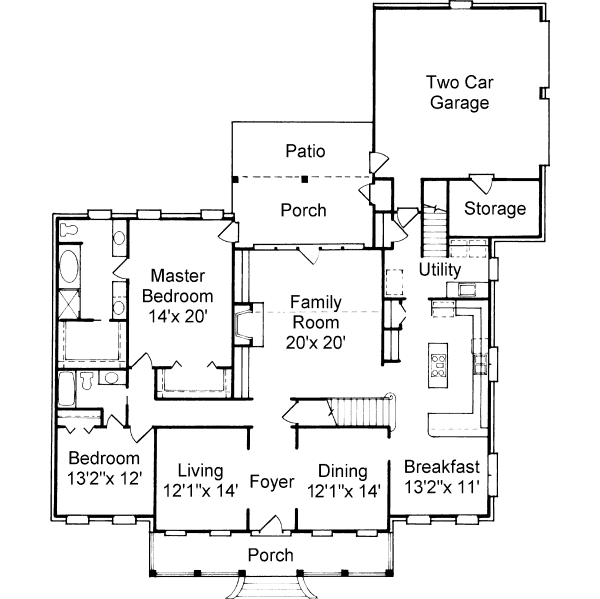 main floor house blueprint