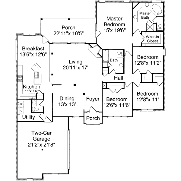 main floor house blueprint