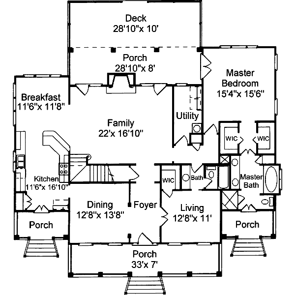 main floor house blueprint