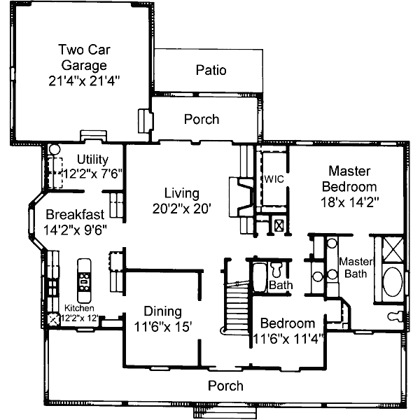 main floor house blueprint