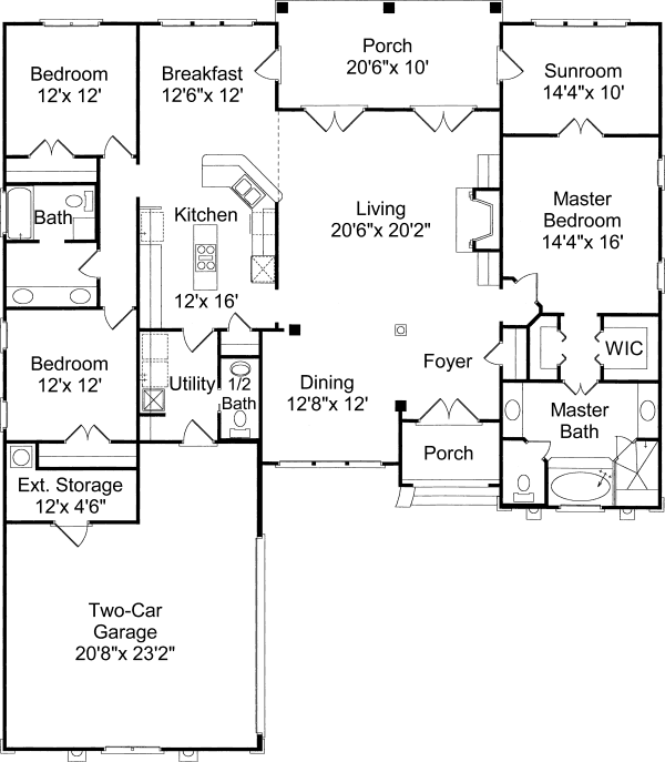 main floor house blueprint