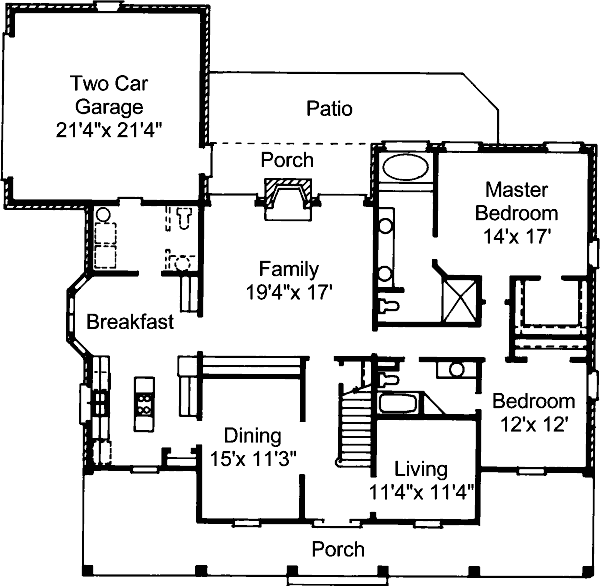 main floor house blueprint