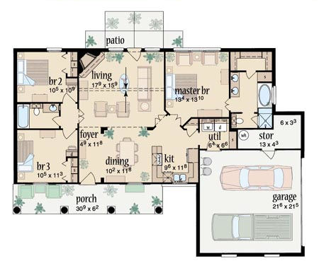 main floor house blueprint