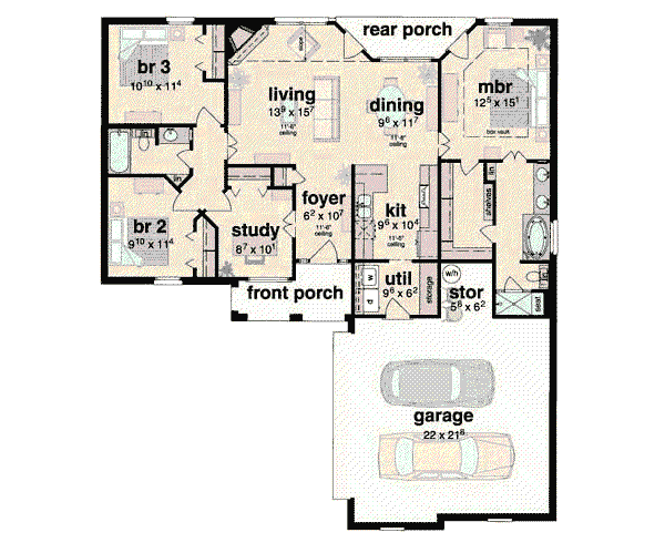 main floor house blueprint