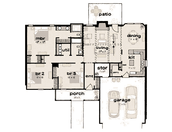 main floor house blueprint