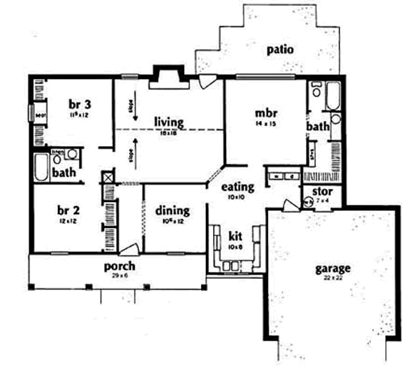 main floor house blueprint