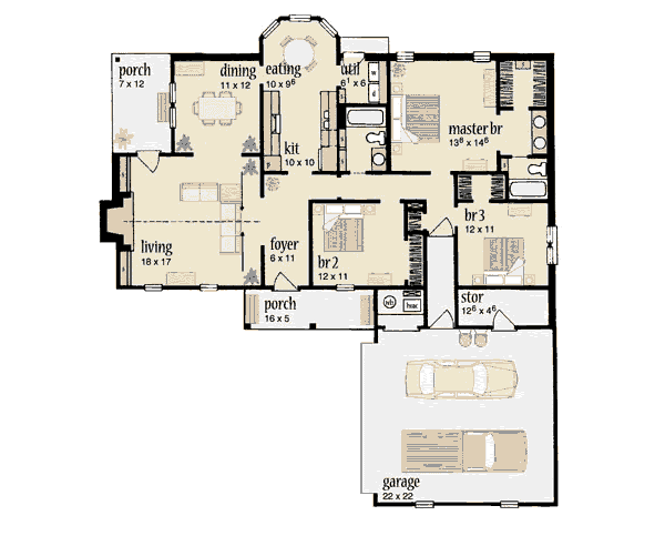 main floor house blueprint