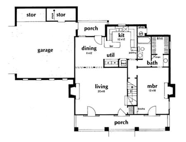 main floor house blueprint