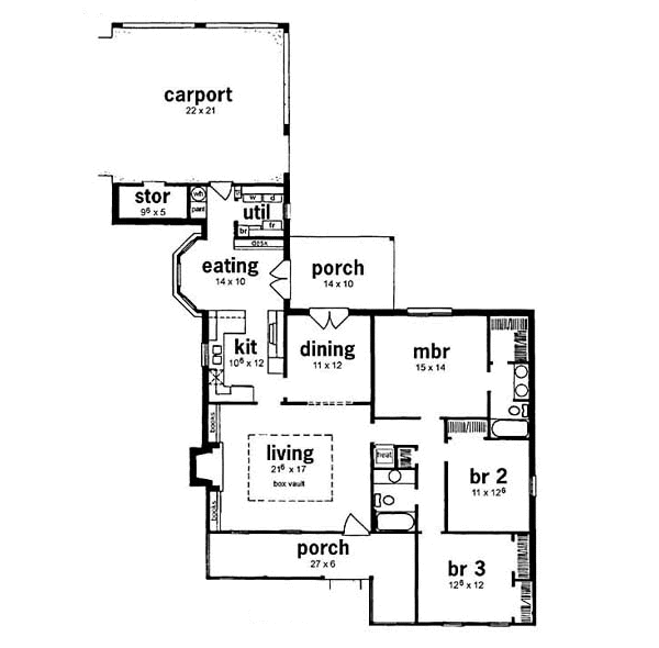 main floor house blueprint