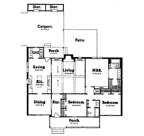 main floor house blueprint