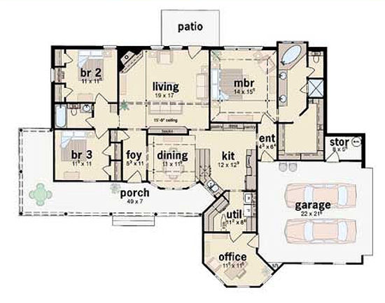 main floor house blueprint