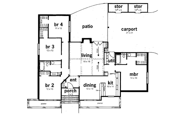 main floor house blueprint
