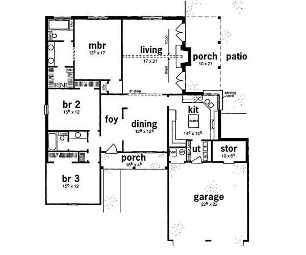 main floor house blueprint