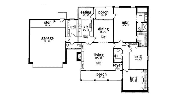 main floor house blueprint