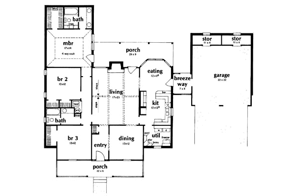main floor house blueprint