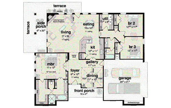 main floor house blueprint