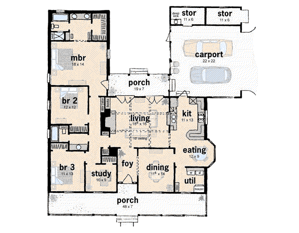 main floor house blueprint