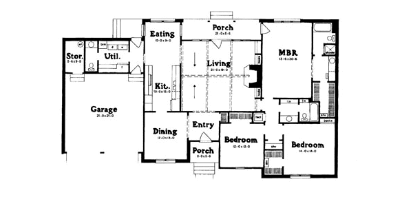main floor house blueprint