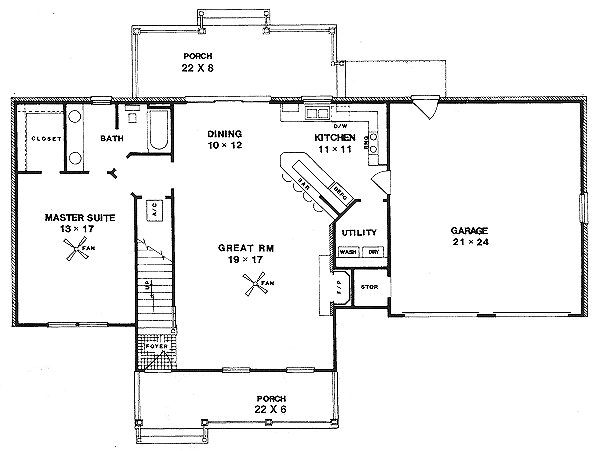 main floor house blueprint