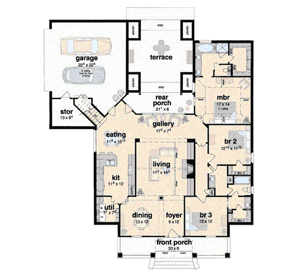 main floor house blueprint
