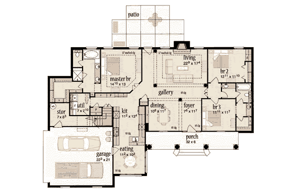 main floor house blueprint