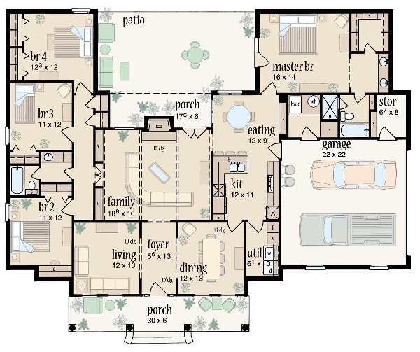 main floor house blueprint
