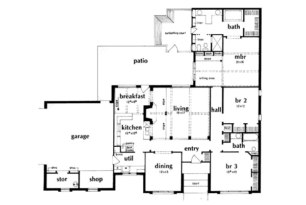 main floor house blueprint