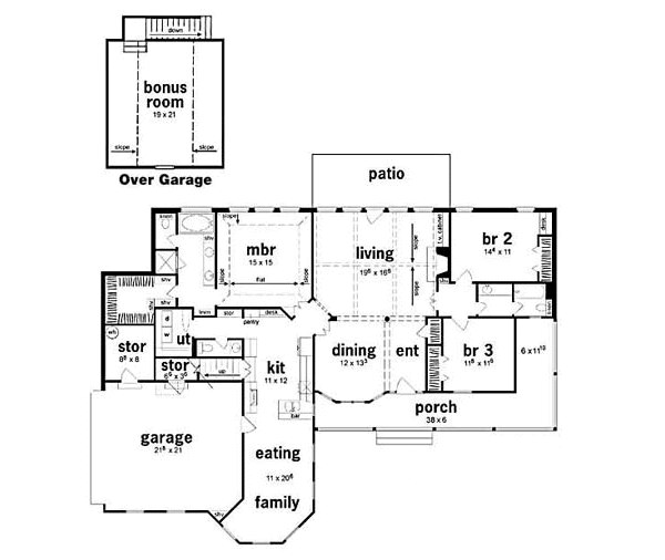 main floor house blueprint