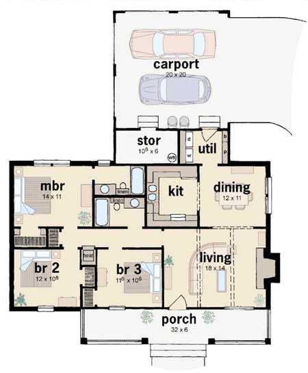 main floor house blueprint