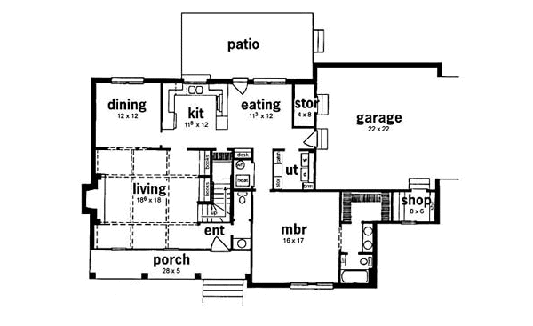 main floor house blueprint