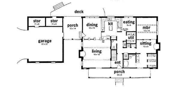 main floor house blueprint