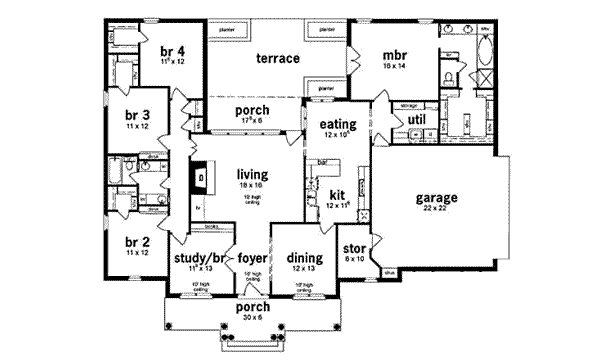 main floor house blueprint