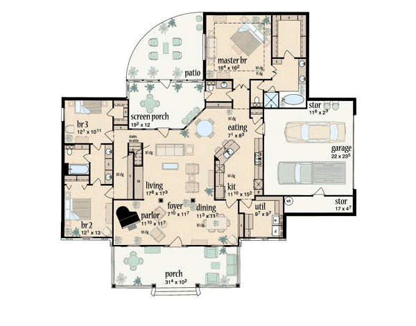 main floor house blueprint